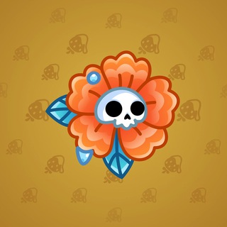 Skull Flower #13505