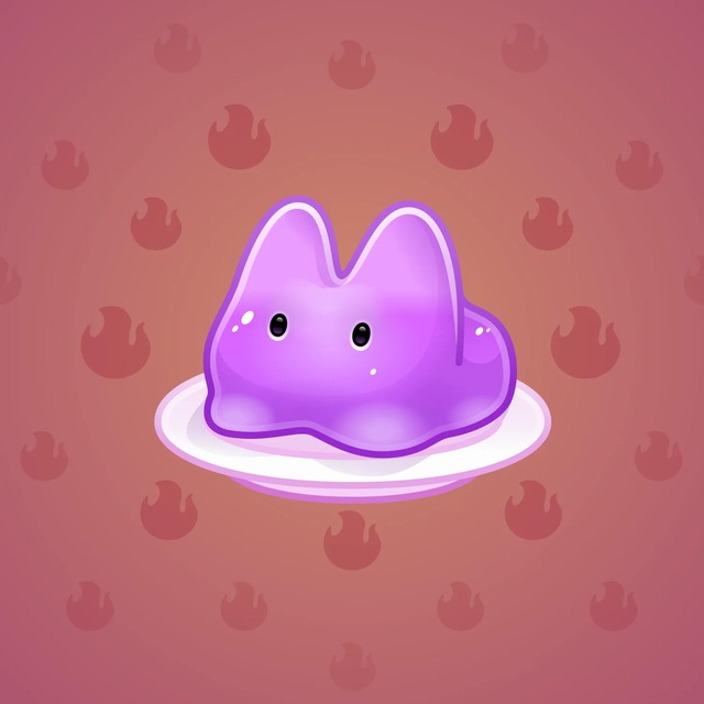 NFT-подарок Jelly Bunny Violet Wobble