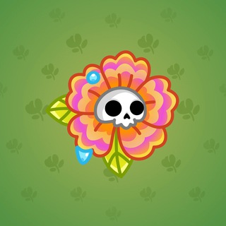 Skull Flower #1163