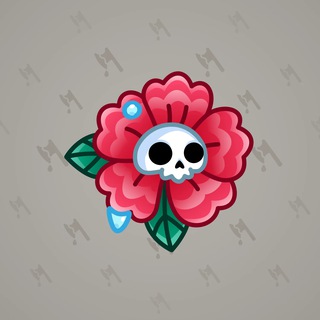 Skull Flower #8046