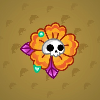 Skull Flower #4859