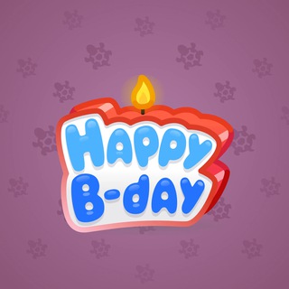 B-Day Candle #97700