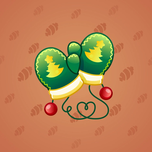 NFT-подарок Snow Mittens Golden Pine