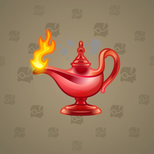 NFT-подарок Genie Lamp Flammable