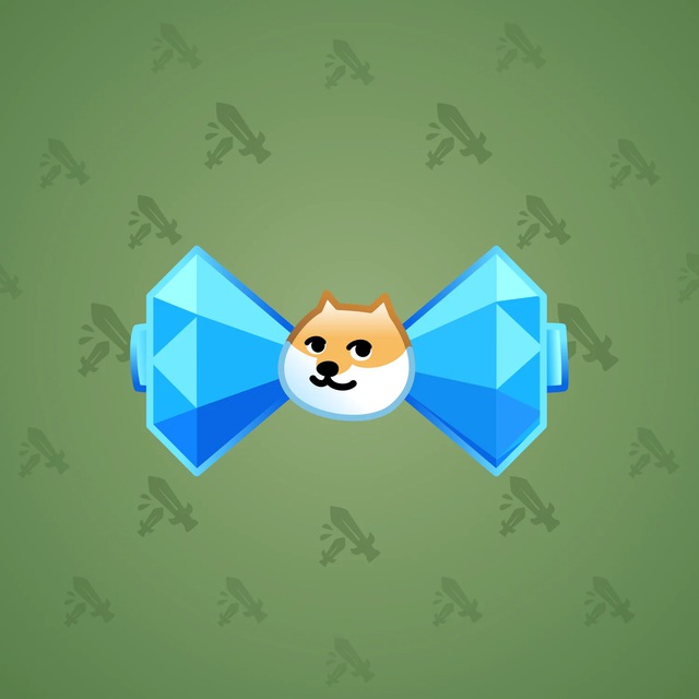 NFT-подарок Bow Tie Doge Gem