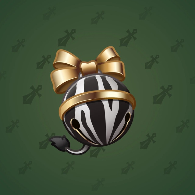 NFT-подарок Sleigh Bell Golden Zebra