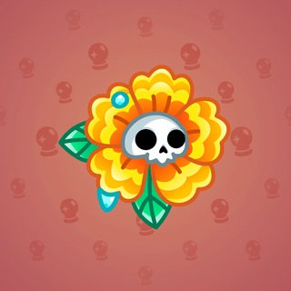 Skull Flower #11571