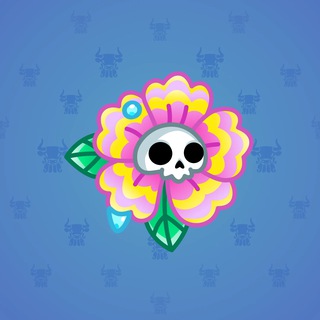 Skull Flower #6158