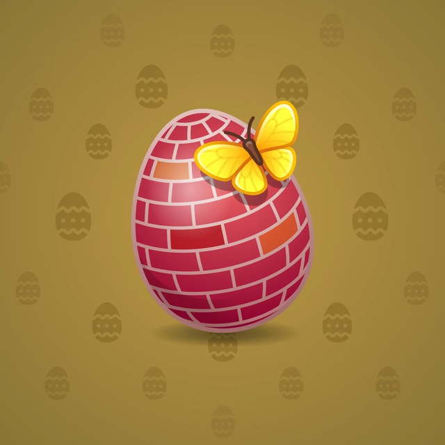 NFT-подарок Easter Egg Brick Wall