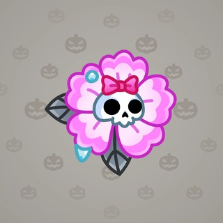 Skull Flower #10670