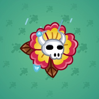 Skull Flower #7129