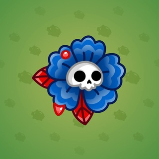 Skull Flower #3012