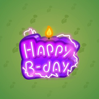 B-Day Candle #210342