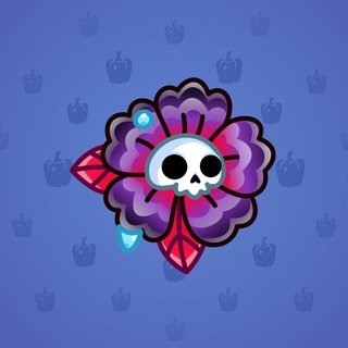 Skull Flower #15679