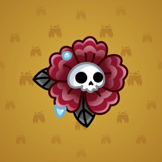 Skull Flower #11897