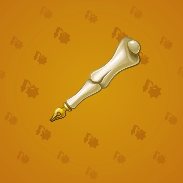 NFT-подарок Fine Pen Bony Skull
