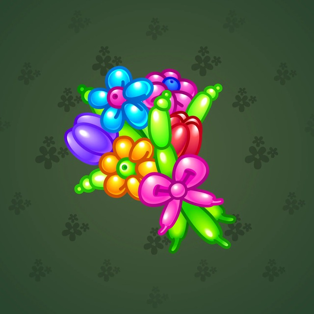 NFT-подарок Pretty Posy Clown Flowers