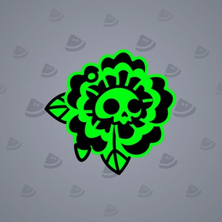 Skull Flower #12654