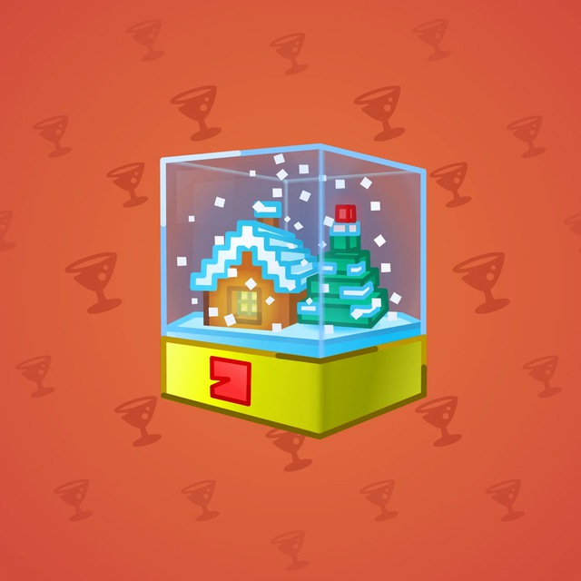 NFT-подарок Snow Globe Bedrock