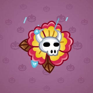 Skull Flower #18777