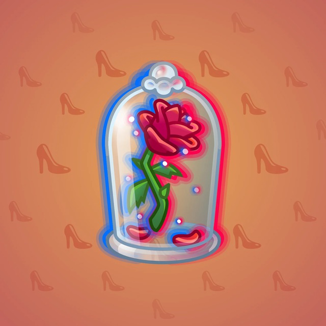 NFT-подарок Eternal Rose 3D Glow