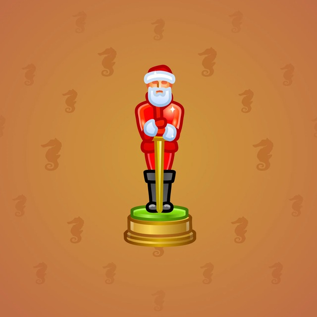 NFT-подарок Mini Oscar Santa Claus