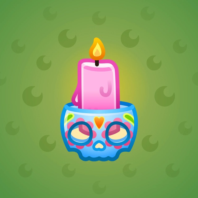 NFT-подарок Eternal Candle Sugar Skull