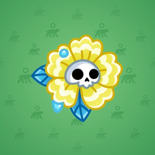 Skull Flower #17063