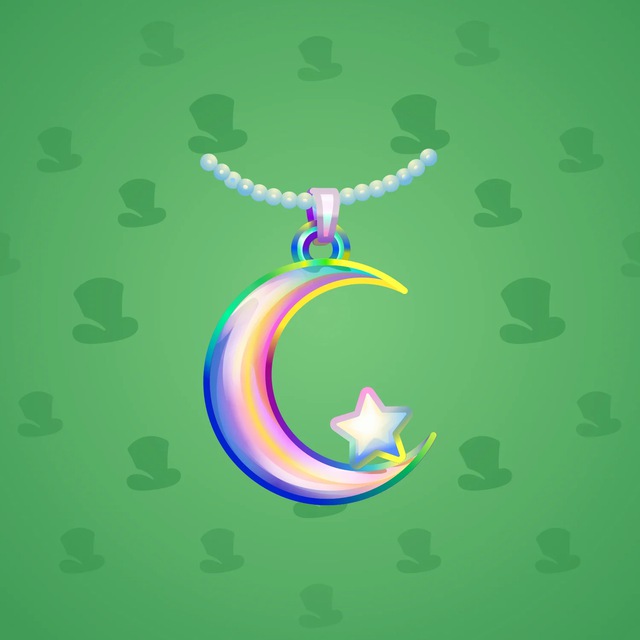 NFT-подарок Moon Pendant Glass Rainbow