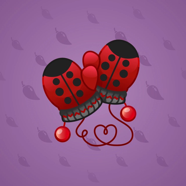 NFT-подарок Snow Mittens Ladybug