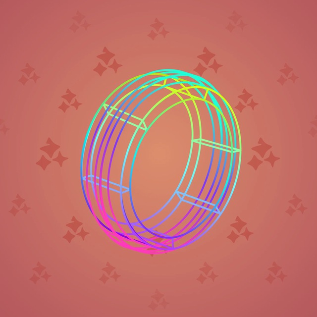 NFT-подарок Bonded Ring Spatial Grid