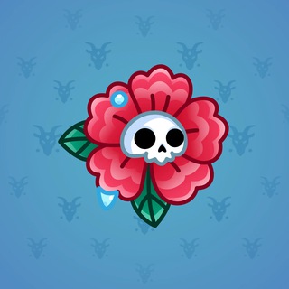 Skull Flower #6975