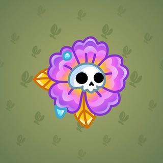Skull Flower #16009