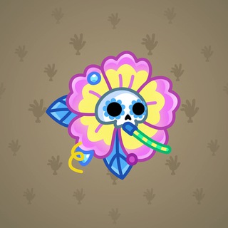 Skull Flower #3804