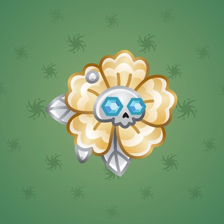 Skull Flower #12187