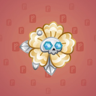 Skull Flower #2588