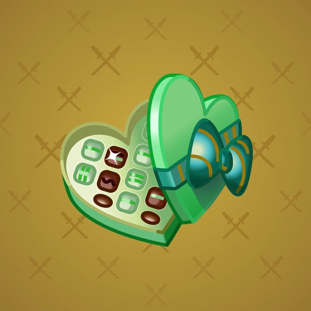 NFT-подарок Valentine Box Green Apple