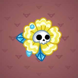 Skull Flower #1753