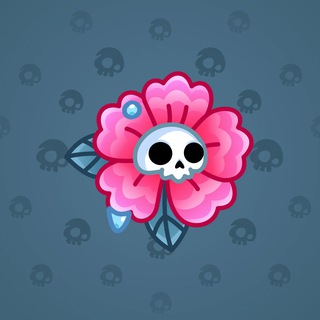 Skull Flower #5914