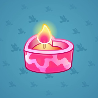 Love Candle #7589