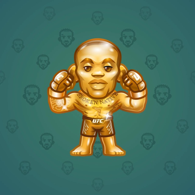 NFT-подарок UFC Strike Gold Adesanya