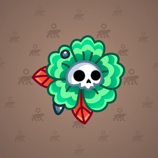 Skull Flower #11837