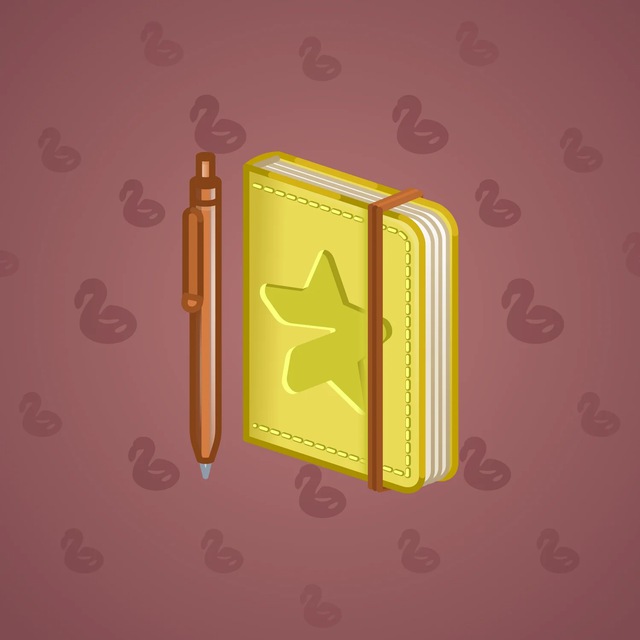 NFT-подарок Star Notepad Mustard