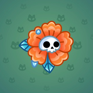 Skull Flower #6997
