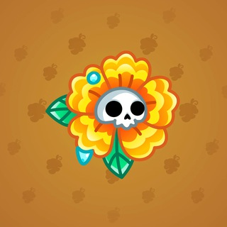 Skull Flower #10912