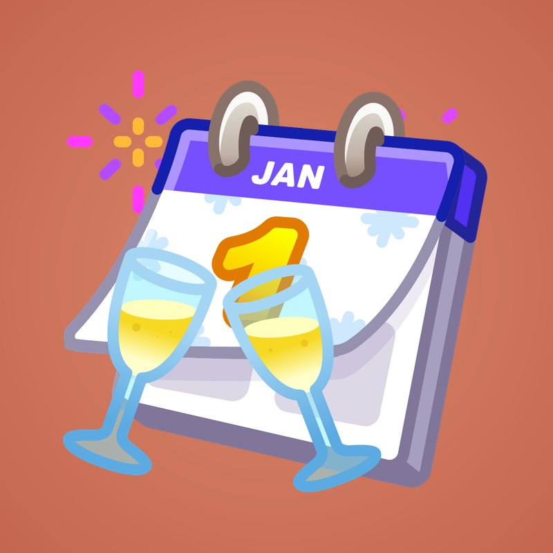 NFT-подарок Desk Calendar January