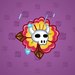 Skull Flower #13802