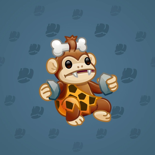 NFT-подарок Jolly Chimp Cavegirl