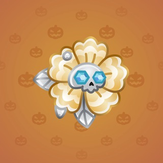 Skull Flower #10884