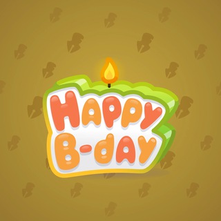 B-Day Candle #54346
